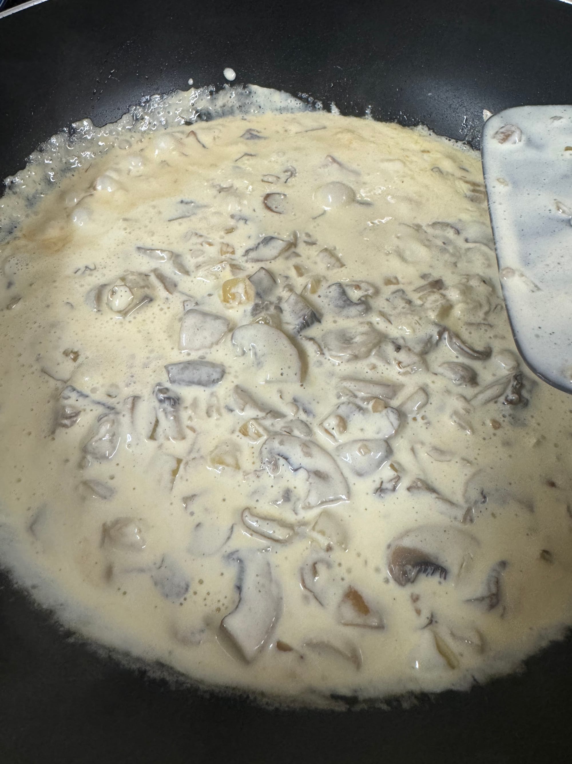 Creamy Garlic & Mushroom Gnocchi