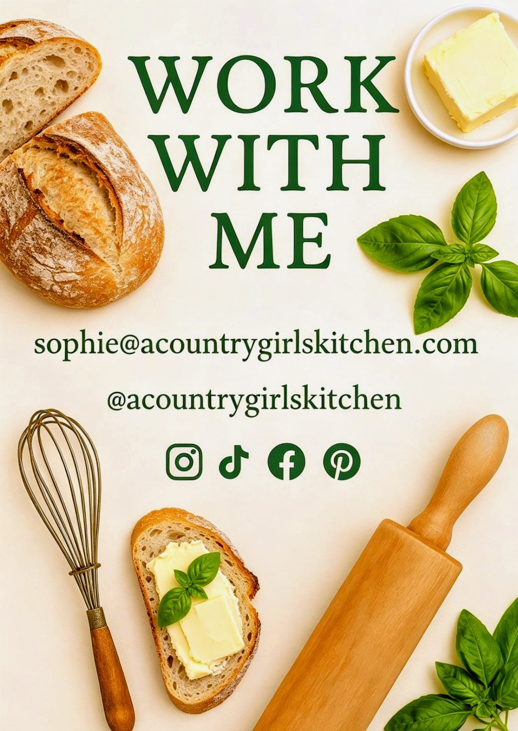 Work with me - Brand Partnerships & Food Content Creation Services