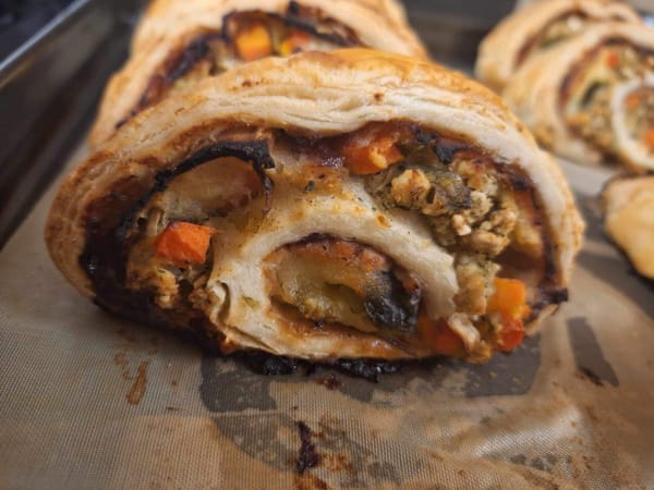 Christmas Dinner Pinwheel