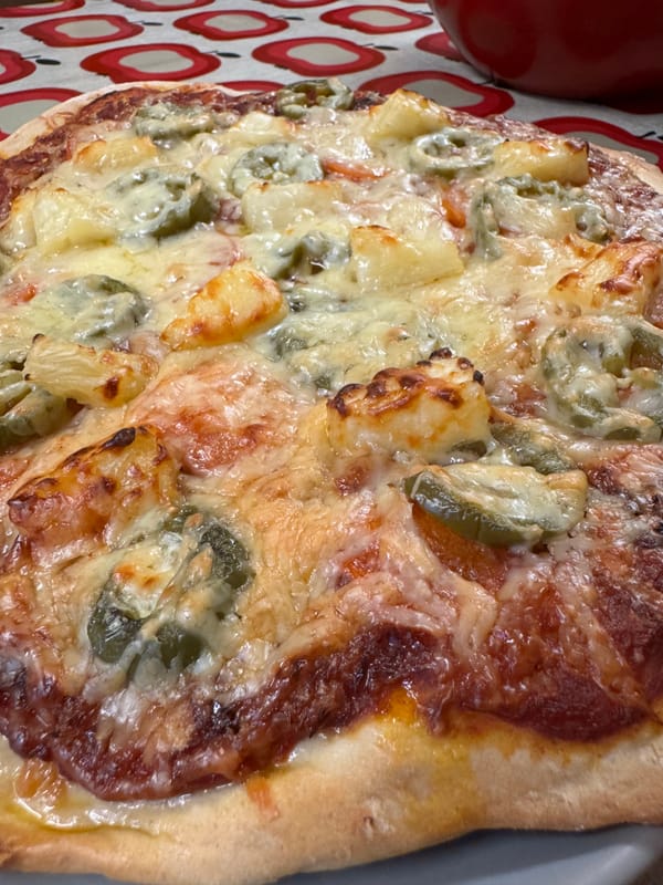Dartmoor Pizza (My easy no prove dough)