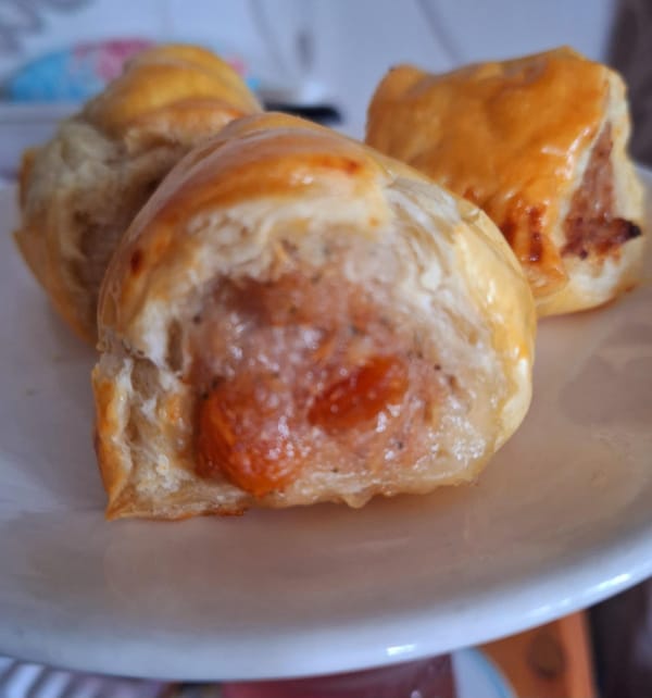 Wensleydale & Apricot Sausage Rolls