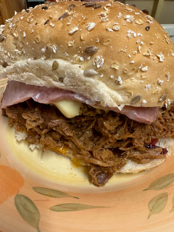 Boxing Day Pork Burger
