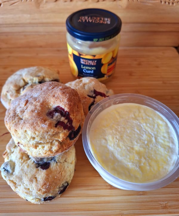 Lemon & Blueberry Scones