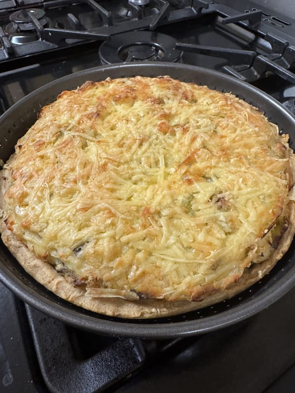 Potato, Leek & Two Cheese Pie