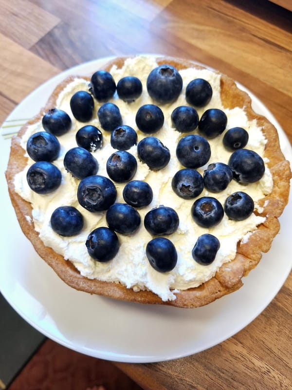 Zesty Lemon & Blueberry Tart
